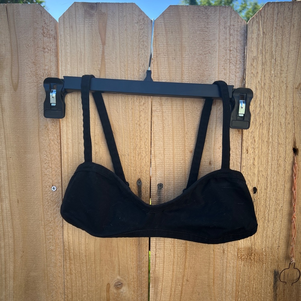 Em and May - Wavy Bralette in Black (S+)